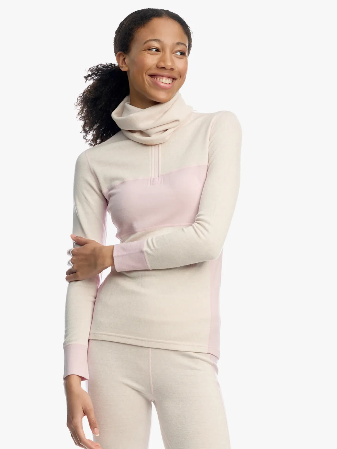 Aurora Aya Ull HZ D Halfzip ulltopp til dame