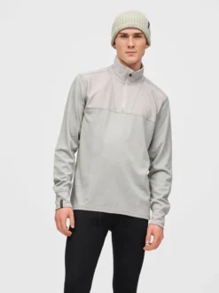 Aurora Obi Ull HZ H Mykk ulltopp med halfzip til herre