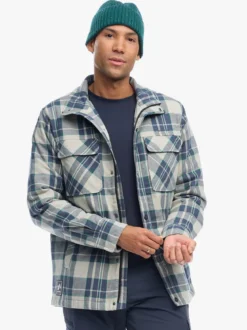 Finse Flannel Jakke H Lett vattert jakke til herre