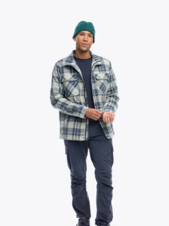 Finse Flannel Jakke H Lett vattert jakke til herre