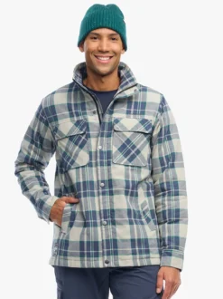 Finse Flannel Jakke H Lett vattert jakke til herre