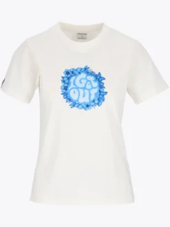 & IGO Flower T-skjorte D T-skjorte i bomullsjersey til dame