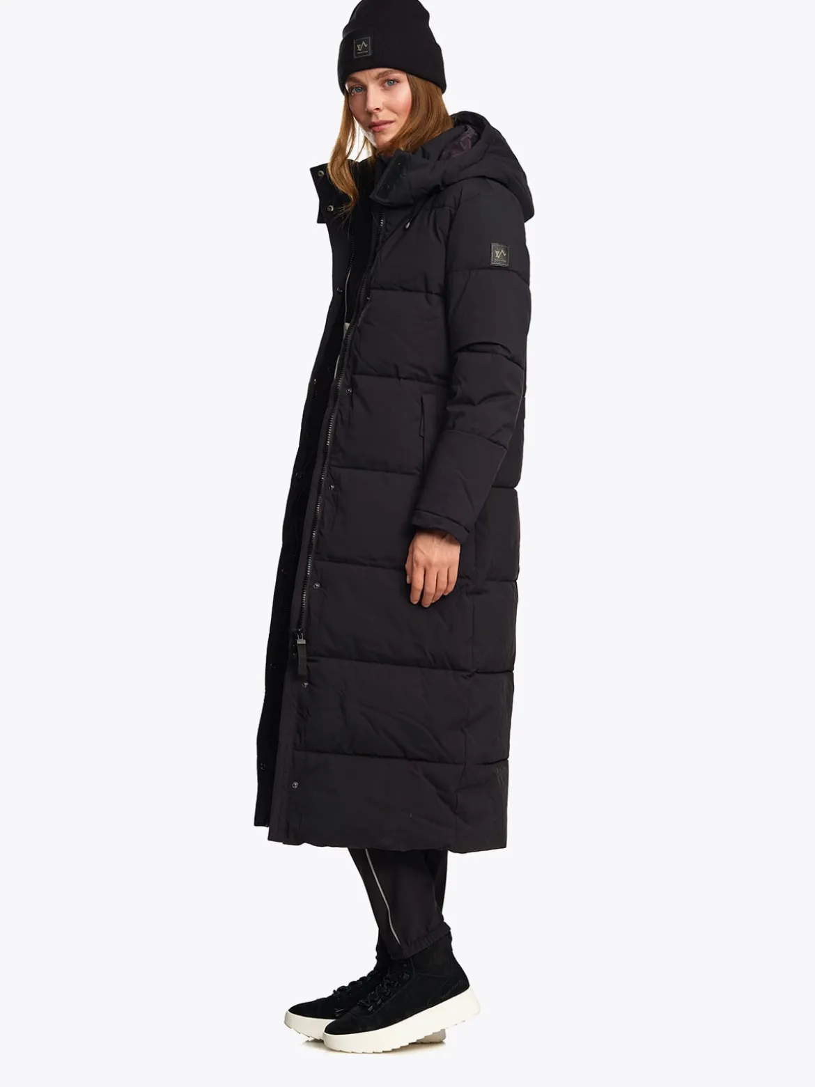Mode Ada Parkas D Lang vattert parkas til dame