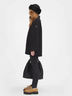 Mode Alva Pile Jakke D Myk pilejakke i oversized A-fasong