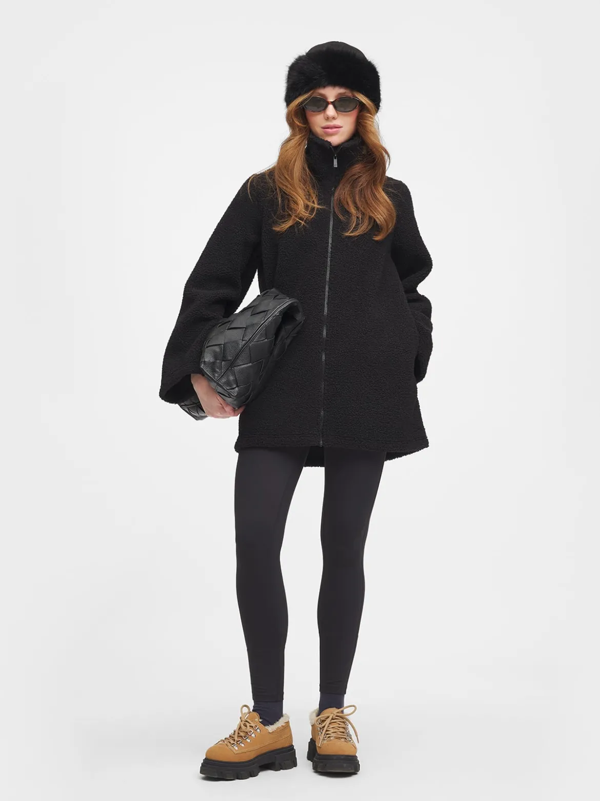 Mode Alva Pile Jakke D Myk pilejakke i oversized A-fasong