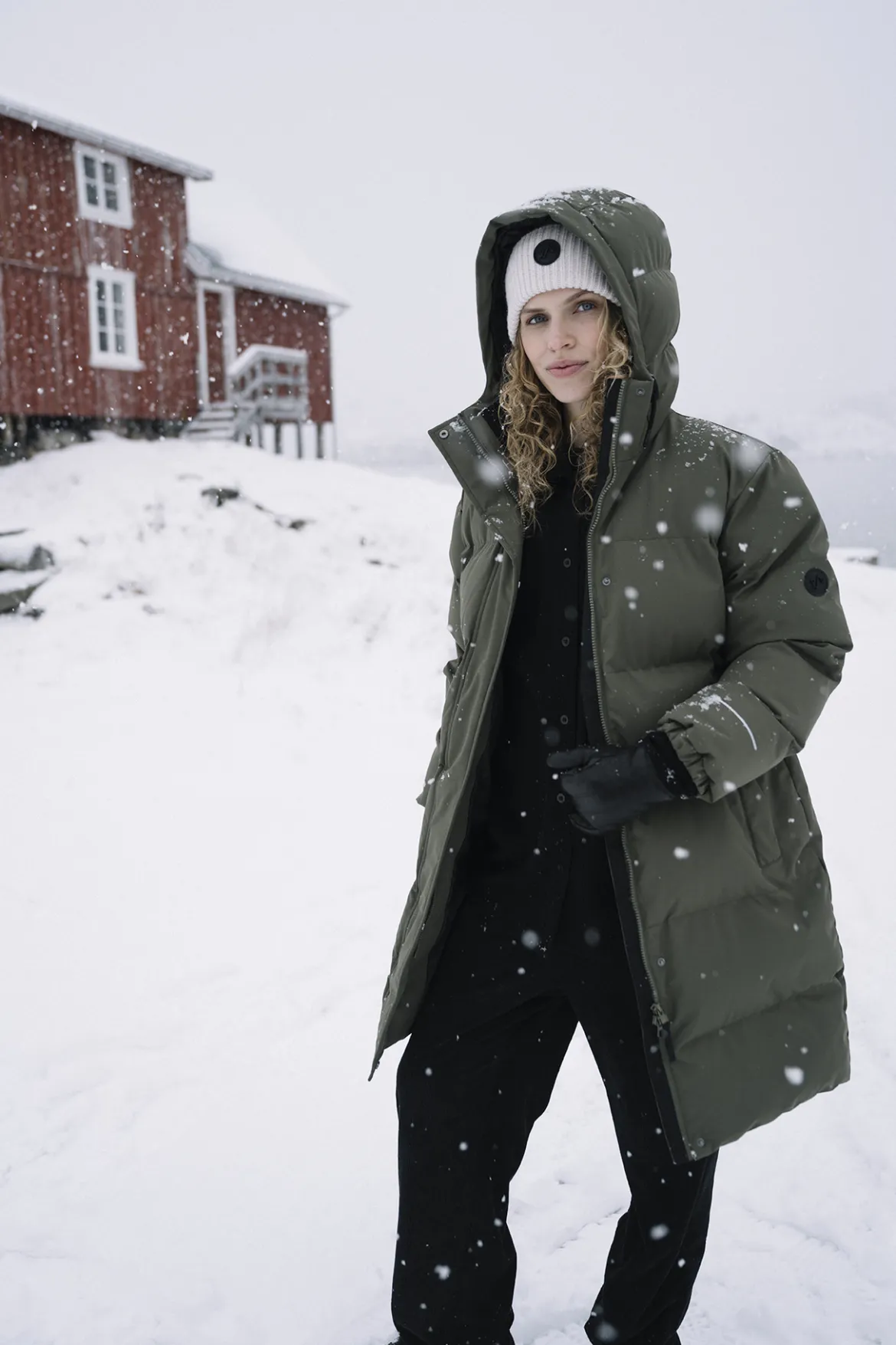 Mode Aria Parkas D Vattert parkas til dame