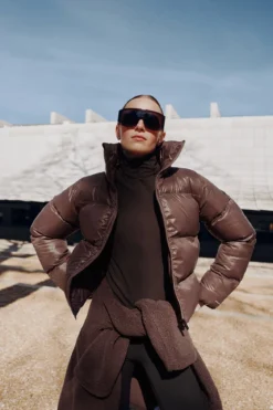 Mode Ava Puffy Jakke D Kort og lett vattert jakke