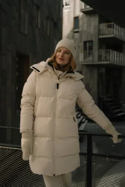 Mode Eli Dunparkas D Varm dunparkas til dame
