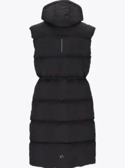 Mode Eva Puffy Vest D Lang vattert vest til dame