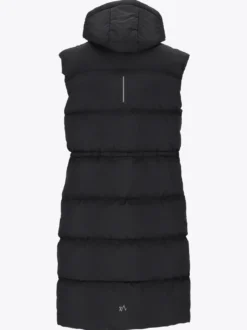 Mode Eva Puffy Vest D Lang vattert vest til dame