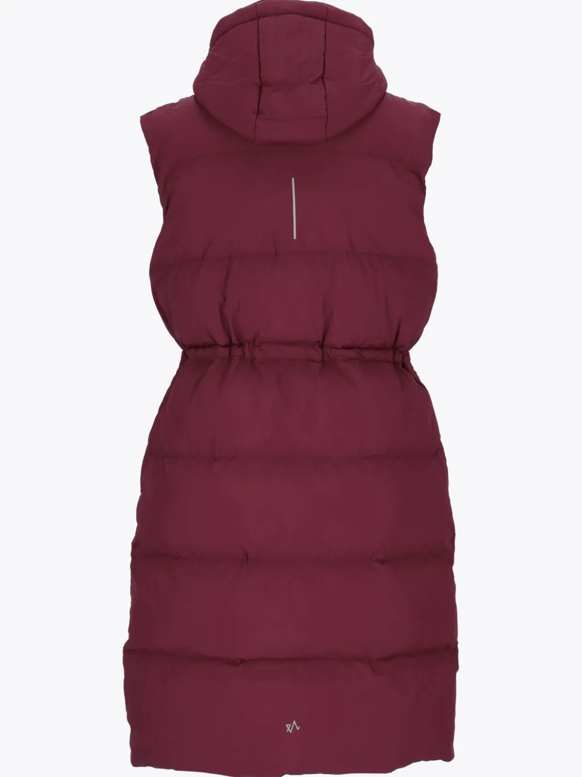 Mode Eva Puffy Vest D Lang vattert vest til dame