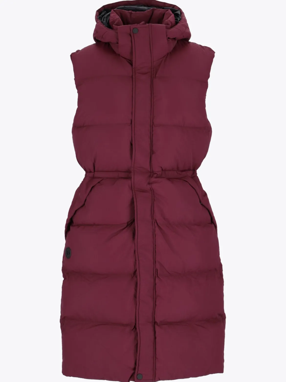 Mode Eva Puffy Vest D Lang vattert vest til dame