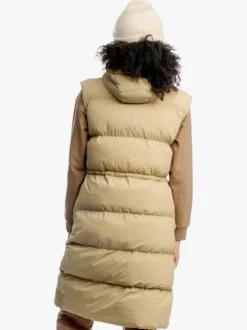 Mode Eva Puffy Vest D Lang vattert vest til dame