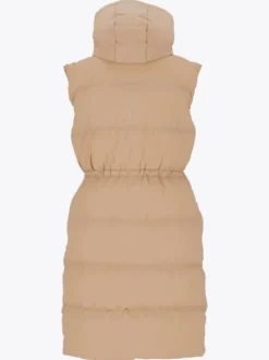 Mode Eva Puffy Vest D Lang vattert vest til dame