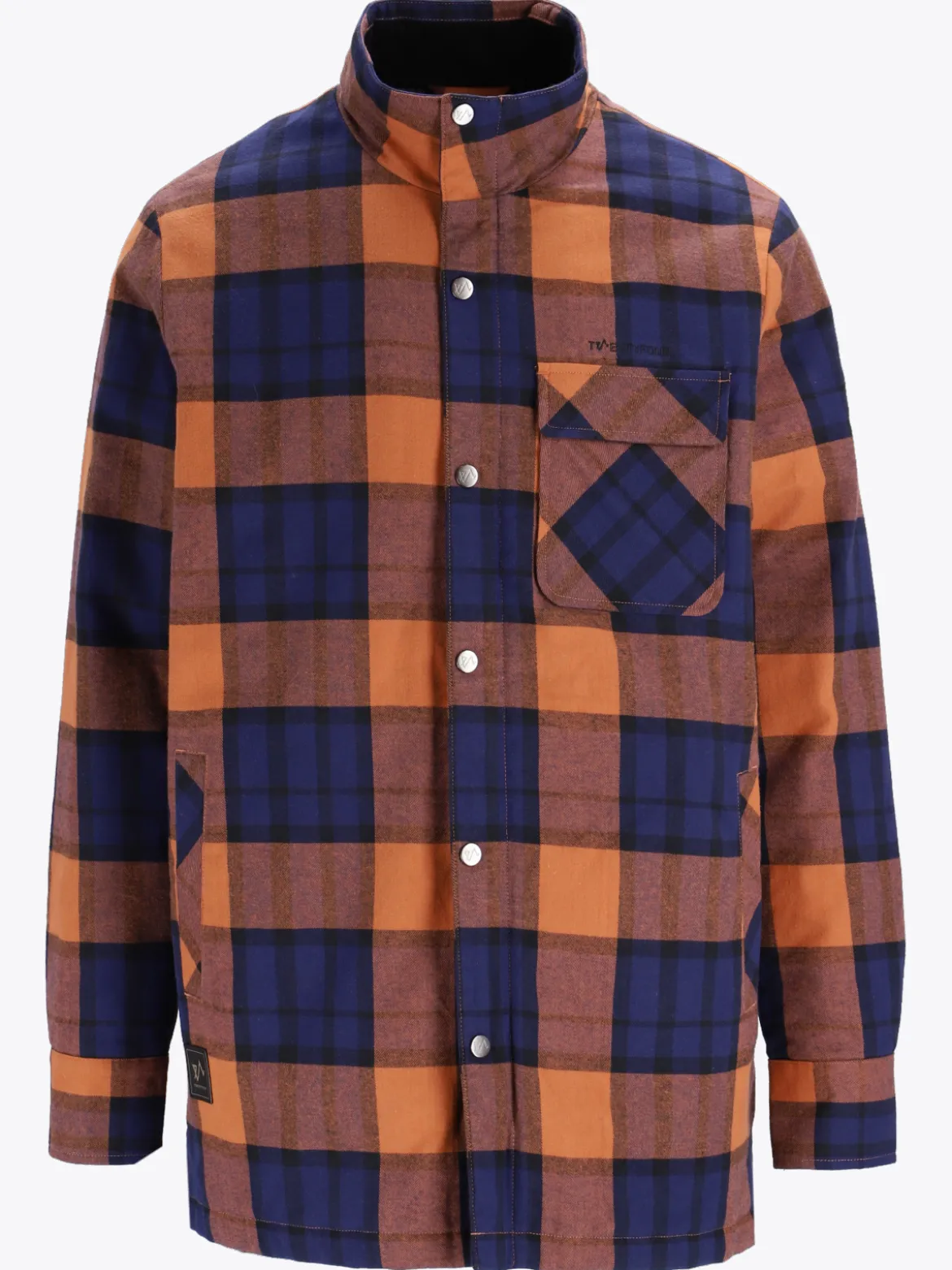 Mode Flannel Jakke U Lett vattert skjortejakke i unisex