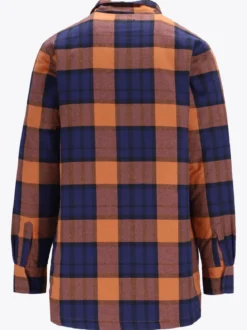 Mode Flannel Jakke U Lett vattert skjortejakke i unisex