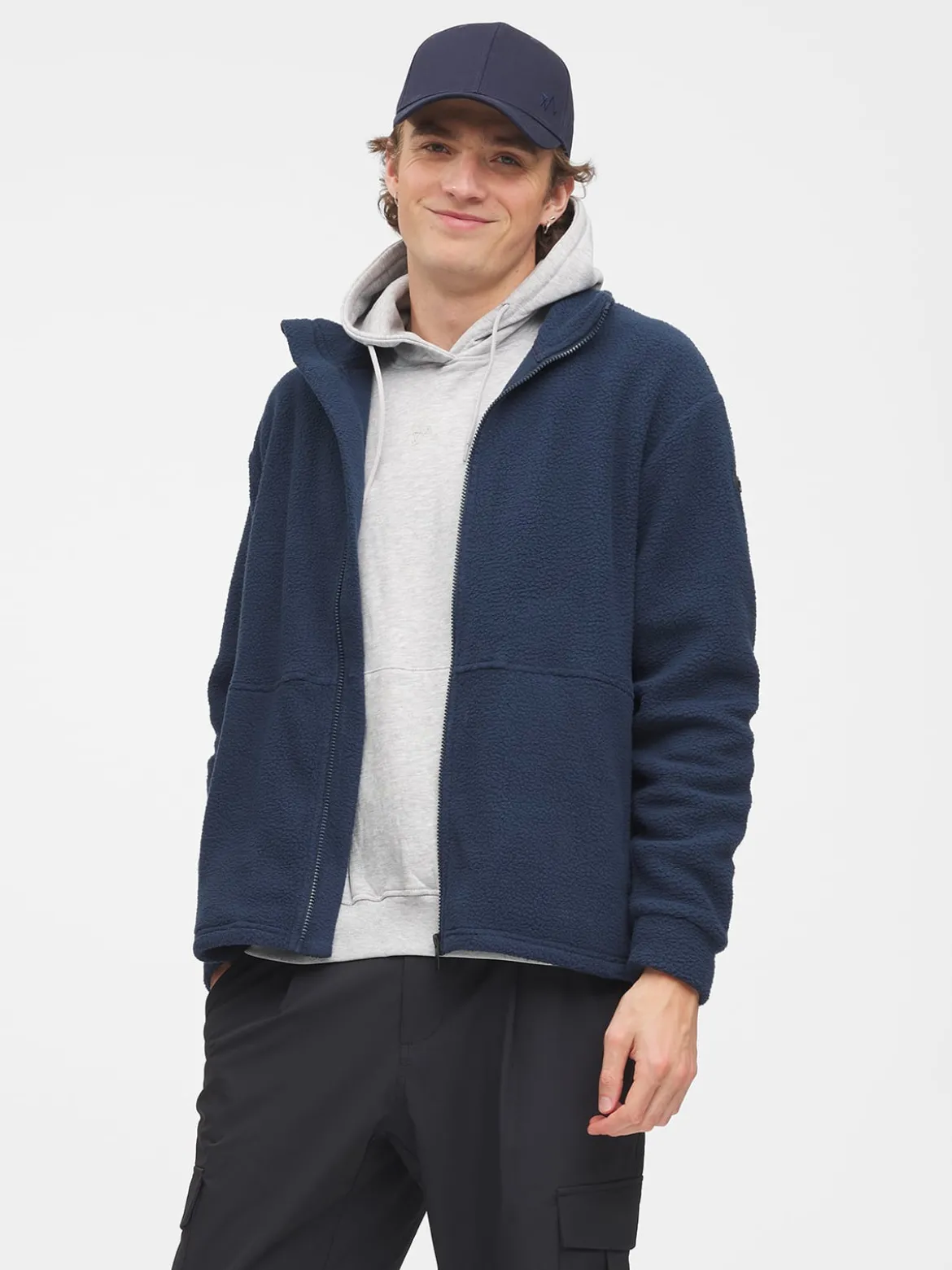 Mode Fleece Jakke H Myk fleecejakke i resirkulert polyester