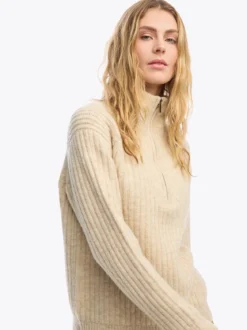 Mode Iris HZ Genser D Halfzip strikkegenser til dame
