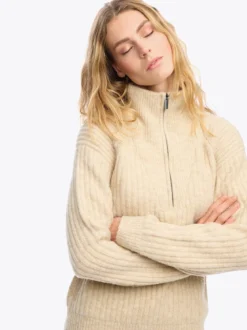 Mode Iris HZ Genser D Halfzip strikkegenser til dame