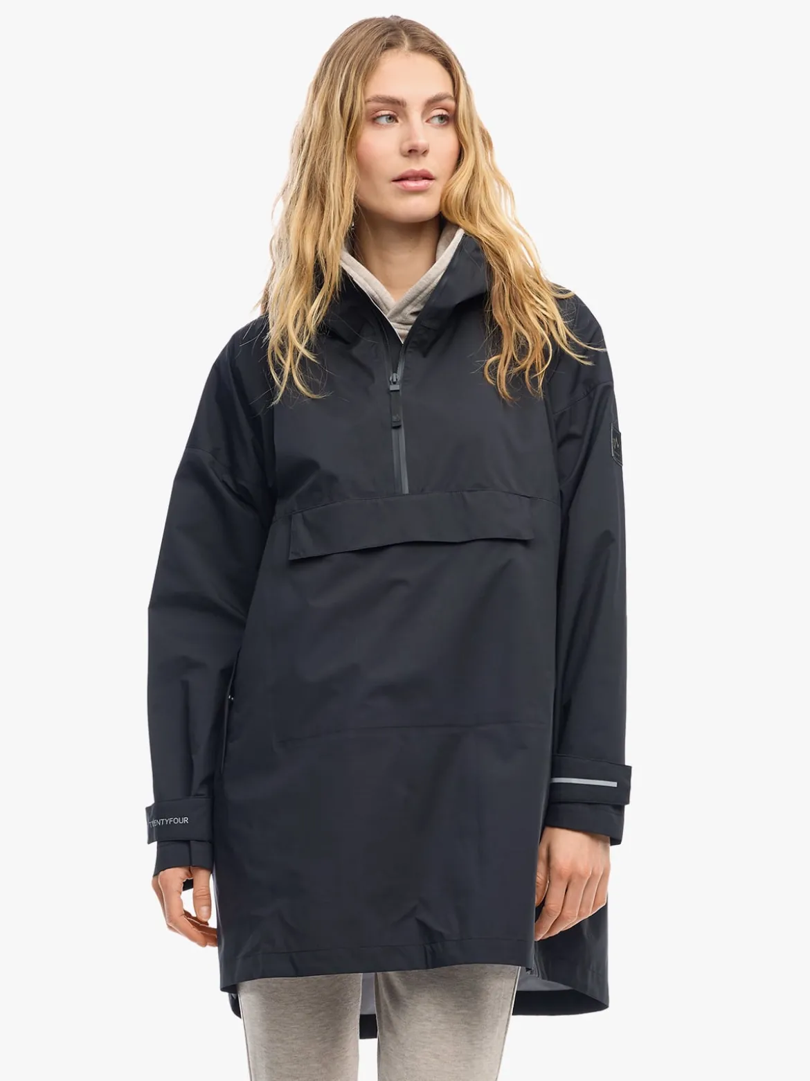 Mode 3L Poncho D Tynn og lett 3-lags poncho til dame