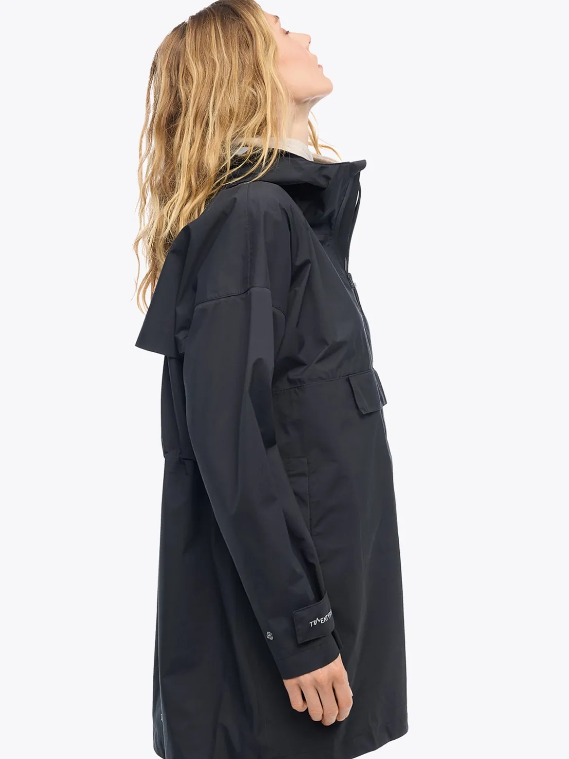 Mode 3L Poncho D Tynn og lett 3-lags poncho til dame