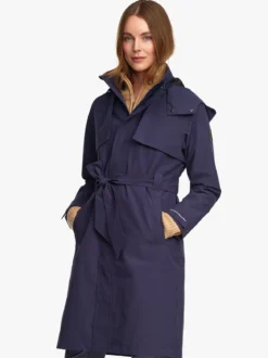 Mode 2L Trench D Lang 2-lags jakke til dame
