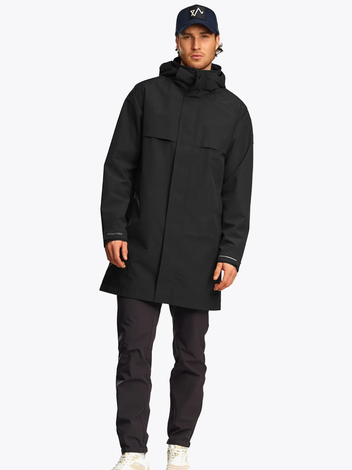 Mode 2L Trench H Lang 2-lags jakke til herre