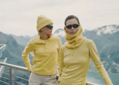 Mode Maya Hals Ribbestrikket hals