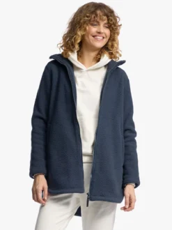 Mode Pile Jakke D Myk pilefleece jakke til dame