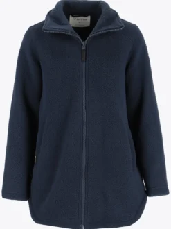 Mode Pile Jakke D Myk pilefleece jakke til dame