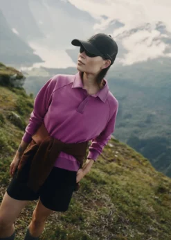 Mode Polo Sweater D Pologenser med avslappet passform til dame