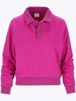 Mode Polo Sweater D Pologenser med avslappet passform til dame