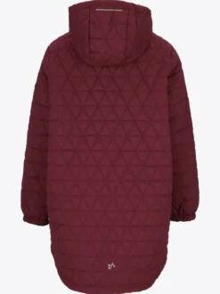 Mode Quilted Anorak D Quiltet anorakk i oversized fasong