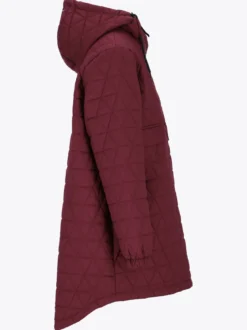 Mode Quilted Anorak D Quiltet anorakk i oversized fasong