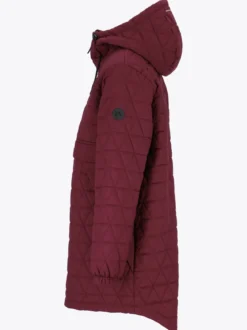 Mode Quilted Anorak D Quiltet anorakk i oversized fasong