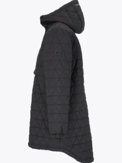 Mode Quilted Anorak D Quiltet anorakk i oversized fasong