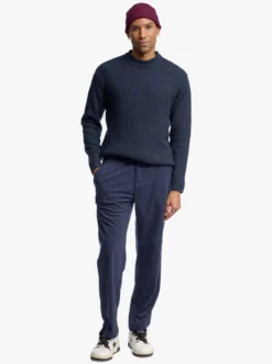 Mode Rib RN Sweater U Ribbestrikket genser i ullblanding