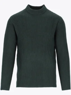 Mode Rib RN Sweater U Ribbestrikket genser i ullblanding