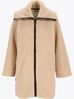 Mode Teddy Kåpe D Varm teddyfleece-kåpe