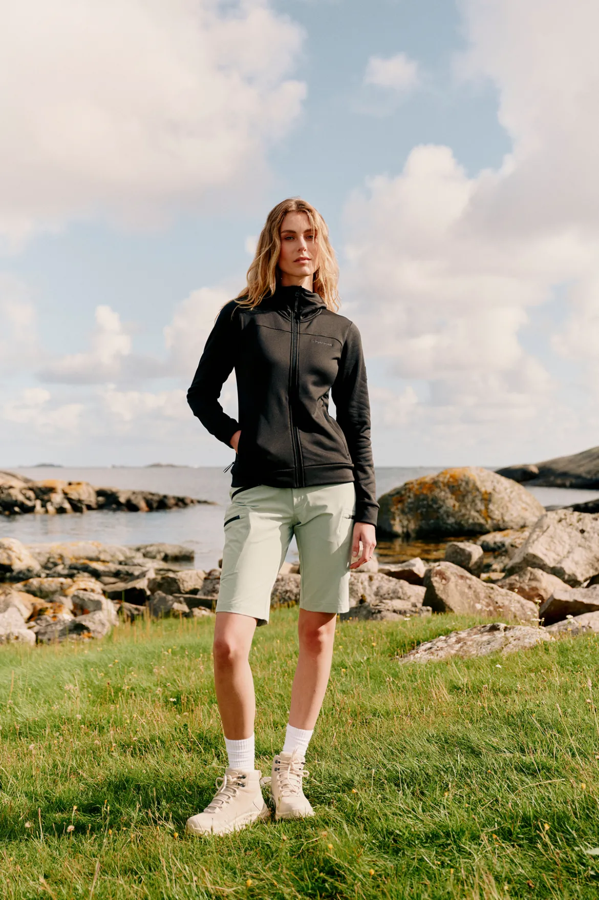 Venture Air Hoodie D Sporty fleecejakke til dame