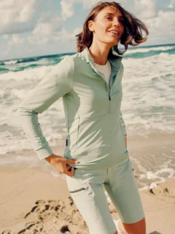 Venture Light Stretch HZ D Lett microfleece halfzip til dame