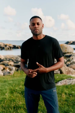 Venture Ullmix T-skjorte H Tynn og lett t-skjorte til herre