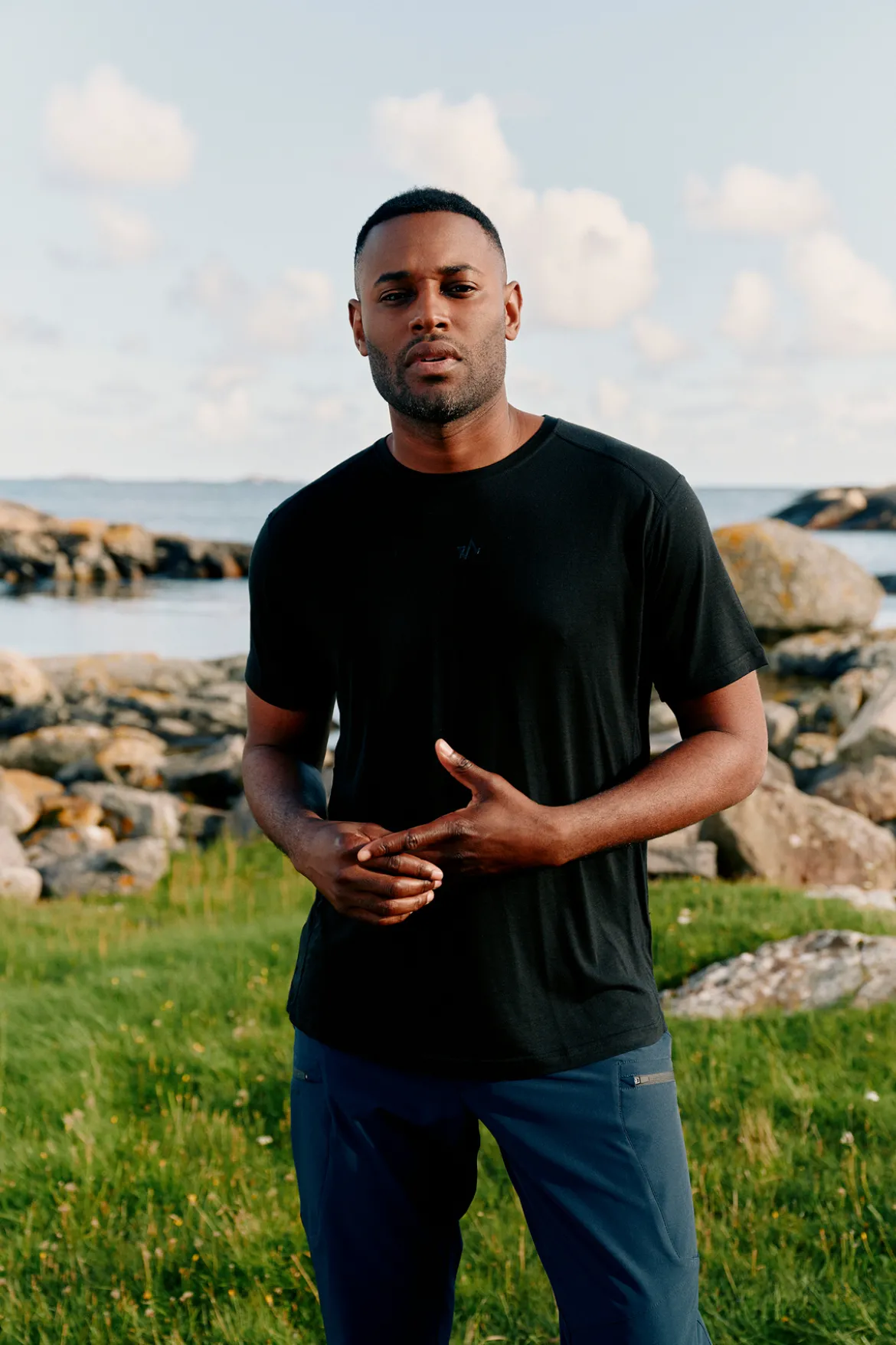 Venture Ullmix T-skjorte H Tynn og lett t-skjorte til herre